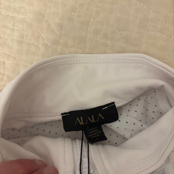 Alala Women's Ace Sports Jacket White Small Zip up NWT - Picture 7 of 9